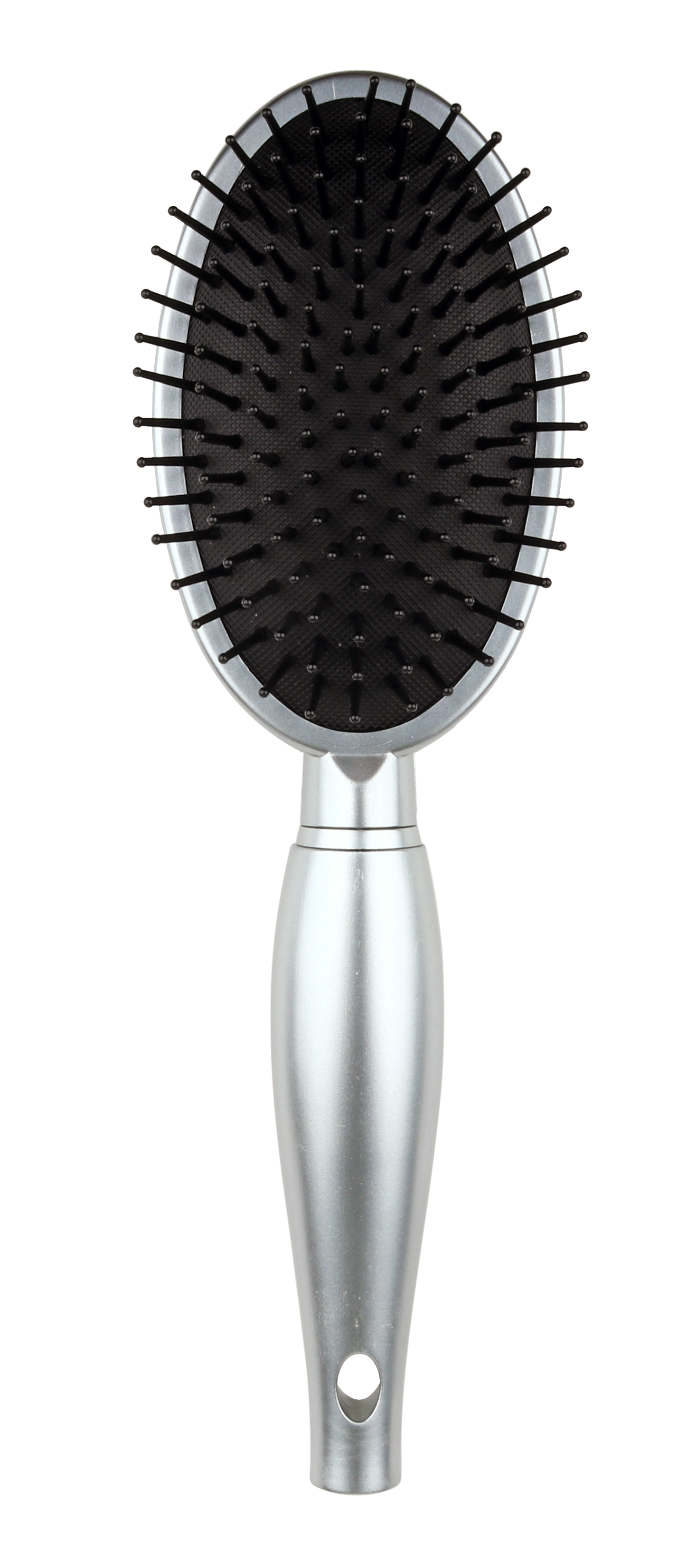 Aria - Silver Luxe Oval Detangling Brush