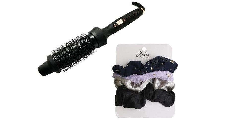 Aria Bundle - #HAIRGOALS Hot Styling Brush + Beauty Star Scrunchie Set