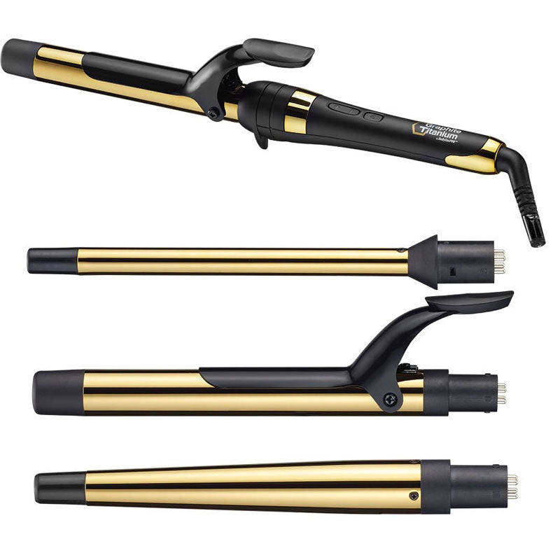 Babyliss Pro - Graphite and titanium ionic curling set