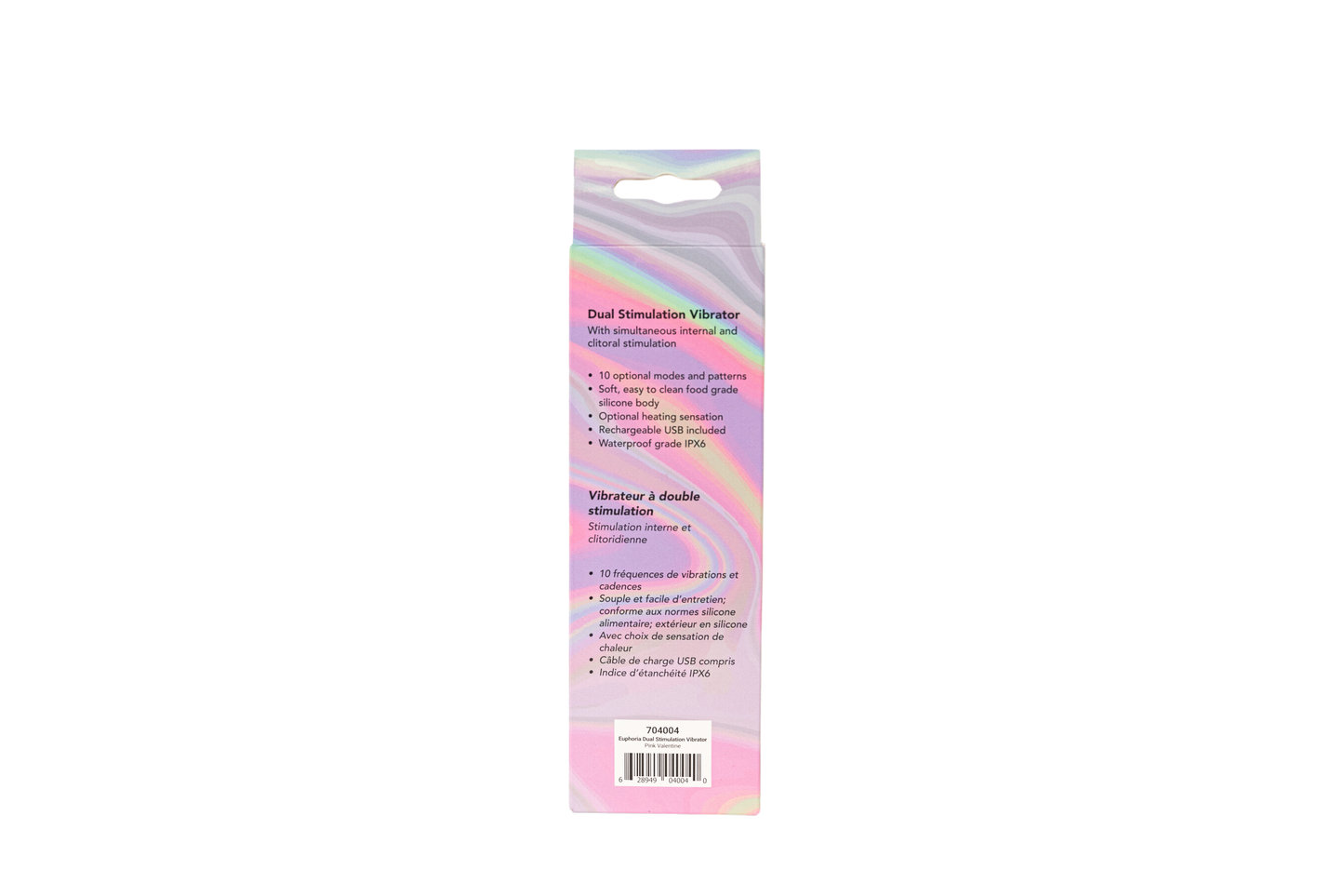 Euphoria - Dual Stimulation Vibrator - Pink Valentine