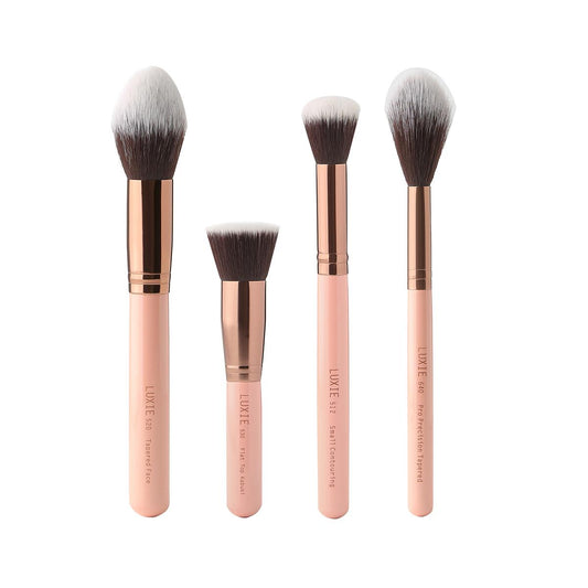 Luxie Beauty - Powder Contour 4pc Set - Rose Gold