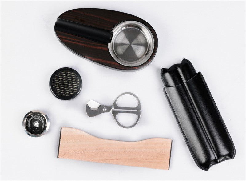 Prestige - The Manhattan Travel Humidor Case - Black