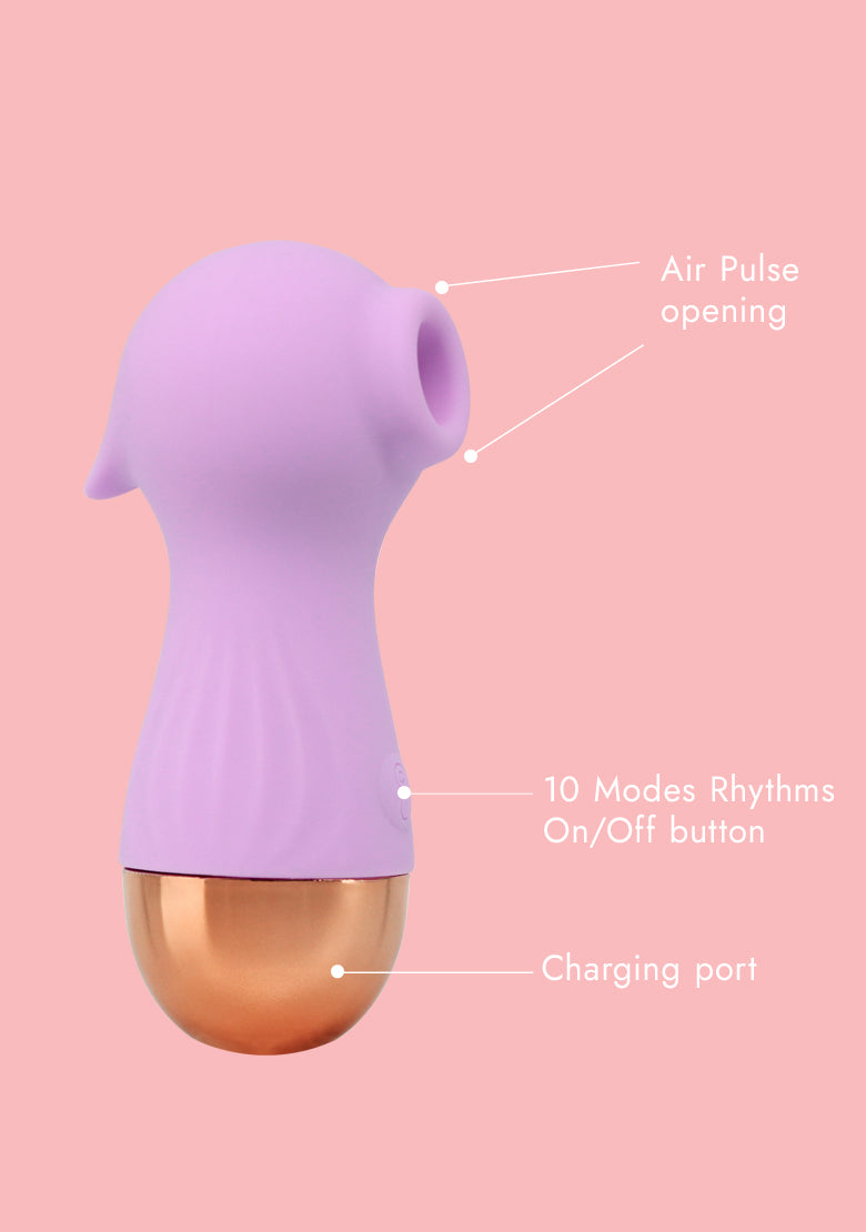 Euphoria - Air Pulse Vibrator - Lavender Dreams